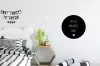 Spreuken - Huisje boompje baby - Quotes Wandcirkel aluminium klein -kinderkamer