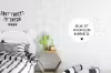 Spreuken - Quotes - Geluk zit in een klein rompertje Wandcirkel aluminium klein -kinderkamer