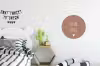 Spreuken - Quotes - Kleine baas Wandcirkel aluminium klein -kinderkamer