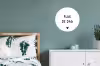 Spreuken - Quotes - Pluk de dag - Carpe diem Wandcirkel aluminium klein -slaapkamer