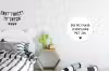 Spreuken - Doe mij maar levenslang met jou - Quotes Wandcirkel aluminium klein -kinderkamer