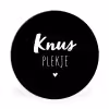 Thuis - Quotes - Knus plekje - Tekst Wandcirkel aluminium klein -3d