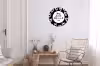 Tekst - Mijn favoriete plekje is in de zon - Quotes - Zomer - Zon Wandcirkel aluminium klein -woonkamer