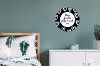 Tekst - Mijn favoriete plekje is in de zon - Quotes - Zomer - Zon Wandcirkel aluminium klein -slaapkamer
