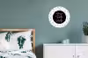 Quotes - Huisje. Tuintje. Wijntje. - Wijn - Tekst Wandcirkel aluminium klein -slaapkamer