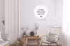 Quotes - Jij bent mijn liever dan lief - Spreuken Wandcirkel aluminium klein -woonkamer