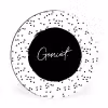 Quotes - Geniet - Zomer - Tekst Wandcirkel aluminium klein -3d