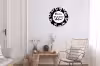 Quotes - Hé zon, ga je mee stralen? - Tekst - Zon - Zomer Wandcirkel aluminium klein -woonkamer