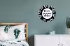 Quotes - Hé zon, ga je mee stralen? - Tekst - Zon - Zomer Wandcirkel aluminium klein -slaapkamer
