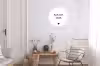 Quotes - Pluk het geluk - Spreuken Wandcirkel aluminium klein -woonkamer
