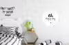 Quotes - Oh happy day - Spreuken - Geluk Wandcirkel aluminium klein -kinderkamer