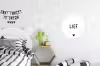 Quotes - Lief - Spreuken Wandcirkel aluminium klein -kinderkamer