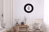 Quotes - Tekst - Oh happy day - Geluk Wandcirkel aluminium klein -woonkamer