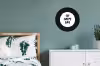 Quotes - Tekst - Oh happy day - Geluk Wandcirkel aluminium klein -slaapkamer