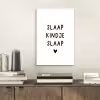 Slaap kindje slaap - Spreuken - Quotes aluminium wit klein -sfeer1