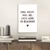 Zing vecht huil bid lach werk en bewonder - Quotes - Spreuken - Ramses Shaffy aluminium wit klein -sfeer1