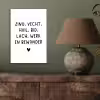 Zing vecht huil bid lach werk en bewonder - Quotes - Spreuken - Ramses Shaffy aluminium wit klein -sfeer2