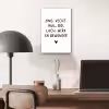Zing vecht huil bid lach werk en bewonder - Quotes - Spreuken - Ramses Shaffy aluminium wit klein -sfeer5