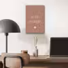 Spreuken - Last van lentekriebels - Quotes aluminium wit klein -sfeer5