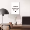 Spreuken - Jij bent mijn liever dan lief - Quotes aluminium wit klein -sfeer5