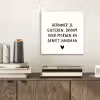 Spreuken - Herinner je gisteren droom over morgen en geniet vandaag - Quotes aluminium wit klein -sfeer1