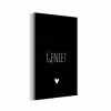 Spreuken - Geniet - Quotes aluminium wit klein -3d