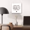 Spreuken - Geluk is het enige wat zich verdubbelt - Quotes aluminium wit klein -sfeer5