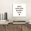 Spreuken - Grote avonturen beginnen klein - Quotes aluminium wit klein -sfeer1