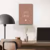 Spreuken - Ik hou van jou - Quotes aluminium wit klein -sfeer5