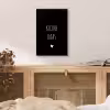 Spreuken - Kleine baas - Quotes aluminium wit klein -sfeer3