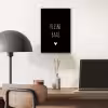 Spreuken - Kleine baas - Quotes aluminium wit klein -sfeer5