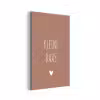 Spreuken - Kleine baas - Quotes aluminium wit klein -3d