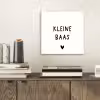 Spreuken - Kleine baas - Quotes aluminium wit klein -sfeer1