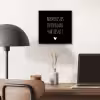 Spreuken - Adem kusjes in en blaas hartjes uit - Quotes aluminium wit klein -sfeer5