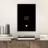 Spreuken - Lief - Quotes aluminium wit klein -sfeer1