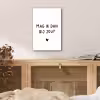 Spreuken - Mag ik dan bij jou - Quotes - Claudia de Breij aluminium wit klein -sfeer3
