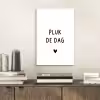 Spreuken - Pluk de dag - Quotes - Carpe diem aluminium wit klein -sfeer1