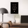 Spreuken - Zing vecht huil bid lach werk en bewonder - Quotes - Ramses Shaffy aluminium wit klein -sfeer5