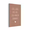 Spreuken - Zing vecht huil bid lach werk en bewonder - Quotes - Ramses Shaffy aluminium wit klein -3d