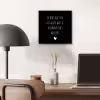 Spreuken - Wat je allemaal met me doet - Quotes aluminium wit klein -sfeer5