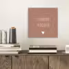 Spreuken - Zo moeder zo dochter - Mama - Dochter - Quotes aluminium wit klein -sfeer1