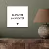 Spreuken - Zo moeder zo dochter - Quotes - Mama - Dochter aluminium wit klein -sfeer2