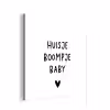 Spreuken - Huisje boompje baby - Quotes aluminium wit klein -3d