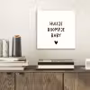 Spreuken - Huisje boompje baby - Quotes aluminium wit klein -sfeer1