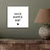 Spreuken - Huisje boompje baby - Quotes aluminium wit klein -sfeer2