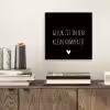 Spreuken - Quotes - Geluk zit in een klein rompertje aluminium wit klein -sfeer1