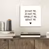 Spreuken - Quotes - Je kust je je sust me - Maaike Ouboter aluminium wit klein -sfeer1