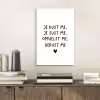 Spreuken - Quotes - Je kust je je sust me - Maaike Ouboter aluminium wit klein -sfeer1