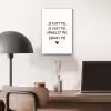 Spreuken - Quotes - Je kust je je sust me - Maaike Ouboter aluminium wit klein -sfeer5