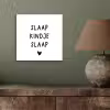 Spreuken - Quotes - Slaap kindje slaap aluminium wit klein -sfeer2
